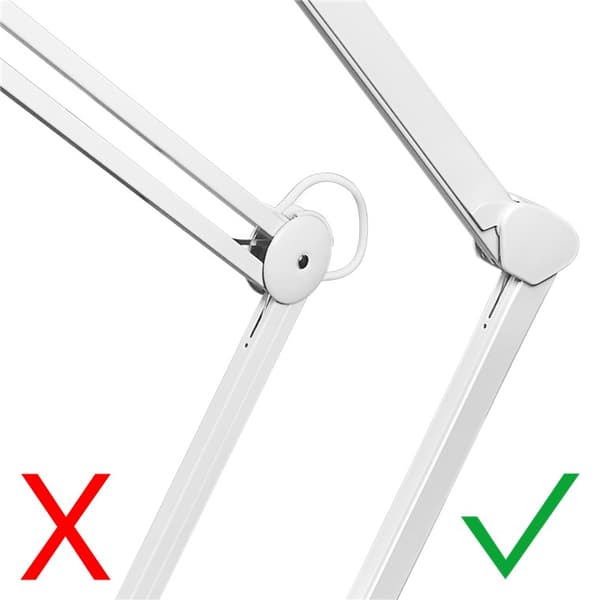 LED-forstørrelseslampe med klemme, 9 W