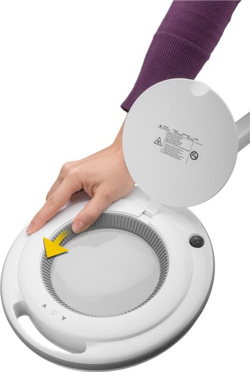 LED-forstørrelseslampe med klemme, 9 W