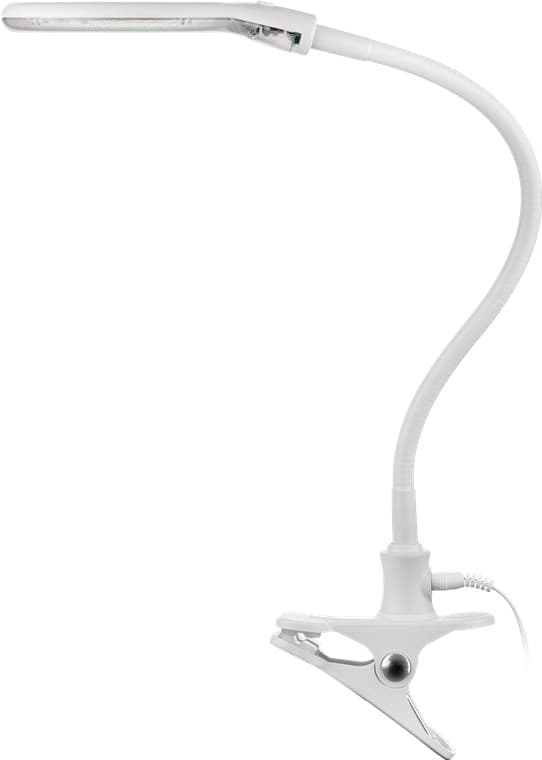 LED-forstørrelseslampe med klemme, 6 W