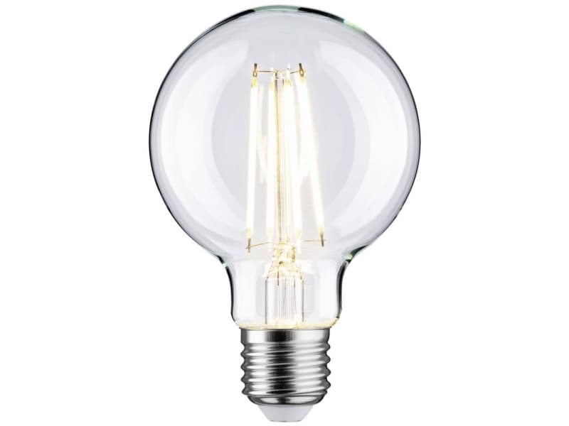 Paulmann 28968 LED (RGB)-lamp Energiklasse F (A - G) E27 7.5 W Varmhvid (Ø x H) 80 mm x 122 mm 1 stk