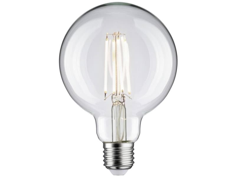 Paulmann 28958 LED (RGB)-lamp Energiklasse F (A - G) E27 7.5 W Neutralhvid (Ø x H) 95 mm x 140 mm 1 stk