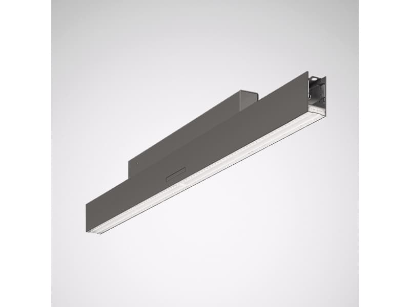 Trilux 6157140, Rektangulär, Tak, Ytmonterad, Grå, Silver, Sjukhus, Kontor, Showroom, IP40