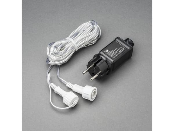 Konstsmide 4800-003, Girlang, Plast, Svart