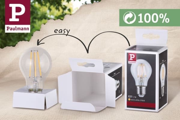 Paulmann LED-kilde 806lm E27 7W dimbar tilVarm 1800-3000K 230V