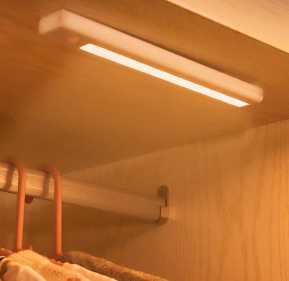 INF Skåpbelysning / Bänkbelysning, LED ljuslist med rörelsesensor 3-pack Varm vit