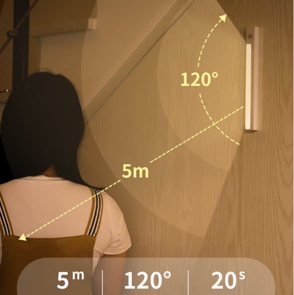 INF Skåpbelysning / Bänkbelysning, LED ljuslist med rörelsesensor 3-pack Varm vit