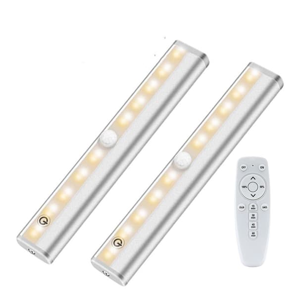 INF LED ljuslister med fjärrkontroll 2-pack Silver