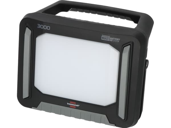 Brennenstuhl 3000 MA - Arbeidslys/flomlys - LED - 27 W - 6500 K - svart, grå