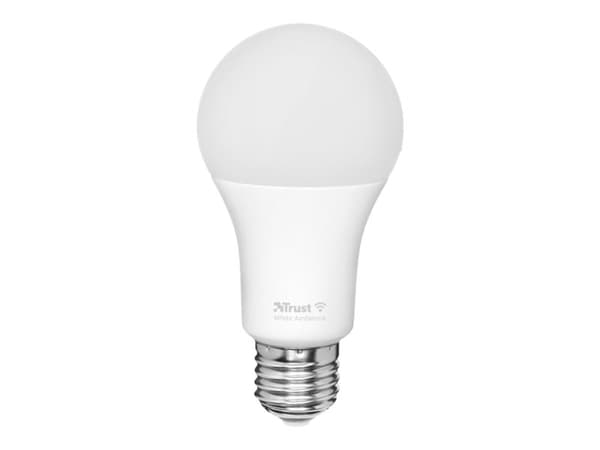 Trust Smart Home - LED-lyspære - E27 - klasse A+ - hvitt lys - 1800-6500 K - hvit (en pakke 2)