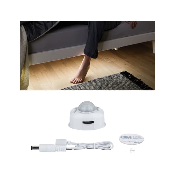 Paulmann 709.61, Koblet med ledninger (ikke trådløs), Innendørs, Sølv, Plast, AC, DC, 12 V