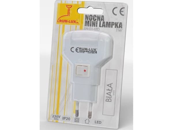 Plug-in lamp for the Rum-Lux socket Lamp LN-01-LED white, Rum-Lux