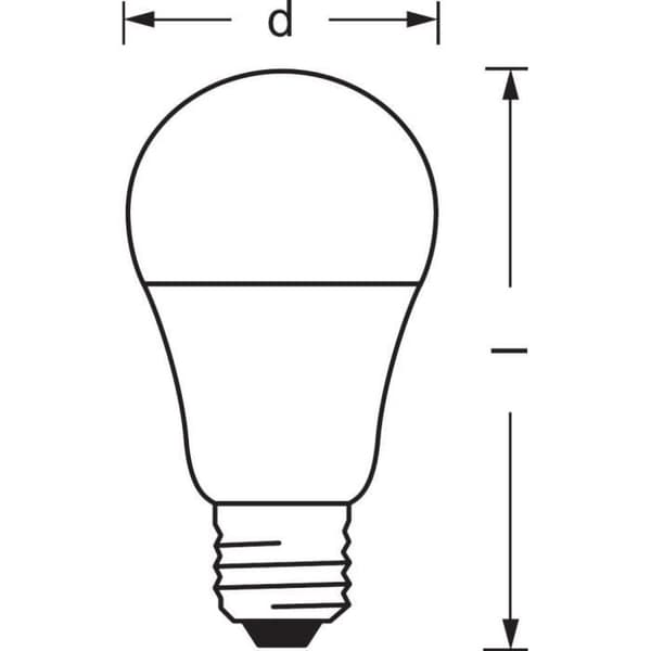 LEDVANCE SMART+ ZigBee Standard glödlampa - 60 W - E27 - Färgbyte