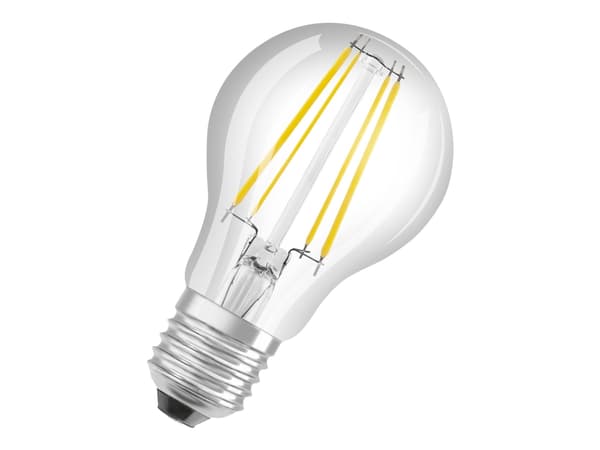 OSRAM - LED hehkulamppu - muoto: A60 - kirkas viimeistely - E27 - 2,5 W (40 W vastaava) - luokka A - lämmin valkoinen valo - 3000 K
