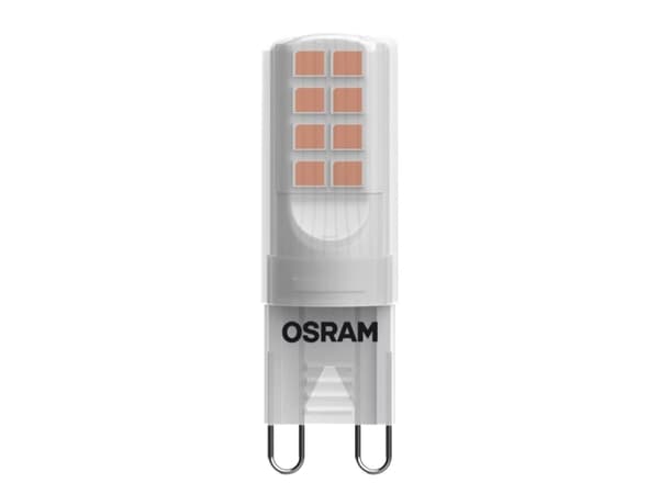 OSRAM - LED-lyspære - form: P15 - mattslipt finish - G9 - 2.6 W (ekvivalent 28 W) - klasse E - varmt hvitt lys - 2700 K