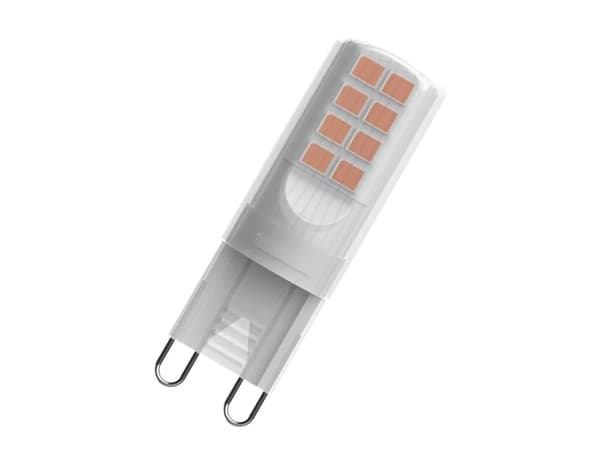 OSRAM - LED-lyspære - form: P15 - mattslipt finish - G9 - 2.6 W (ekvivalent 28 W) - klasse E - varmt hvitt lys - 2700 K