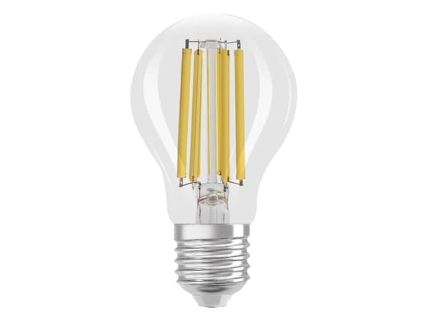 OSRAM - LED-filamentlyspære - form: A60 - klar finish - E27 - 7.2 W (ekvivalent 100 W) - klasse A - varmt hvitt lys - 3000 K