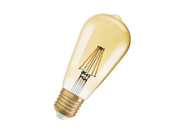 LEDVANCE 4058075754713, 6,5 W, 55 W, E27, 725 LM, 15000 h, Varmt mysljus