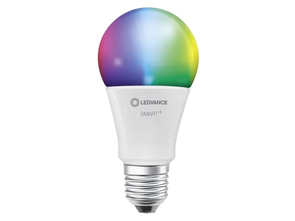 LEDVANCE SMART+ - LED-glödlampa - form: A70 - glaserad finish - E27 - 14 W (motsvarande 100 W) - klass F - RGBW-lampa - 2700-6500 K - vit