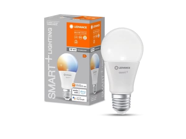 LEDVANCE SMART+ - LED-glödlampa - form: A60 - E27 - 9 W (motsvarande 60 W) - klass F - tonbar vit - 2700-6500 K - vit