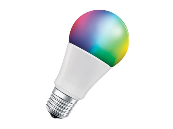 LEDVANCE SMART+ - LED-glödlampa - form: A70 - E27 - 9.5 W (motsvarande 75 W) - klass E - RGBW-lampa - 2700-6500 K - vit