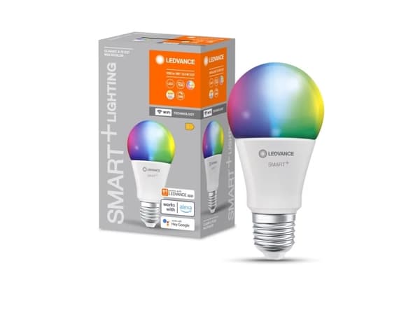 LEDVANCE SMART+ - LED-glödlampa - form: A70 - E27 - 9.5 W (motsvarande 75 W) - klass E - RGBW-lampa - 2700-6500 K - vit