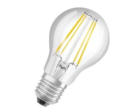 OSRAM - LED-glödlampa med filament - form: A60 - klar finish - E27 - 4 W (motsvarande 60 W) - klass A - varmt vitt ljus - 3000 K