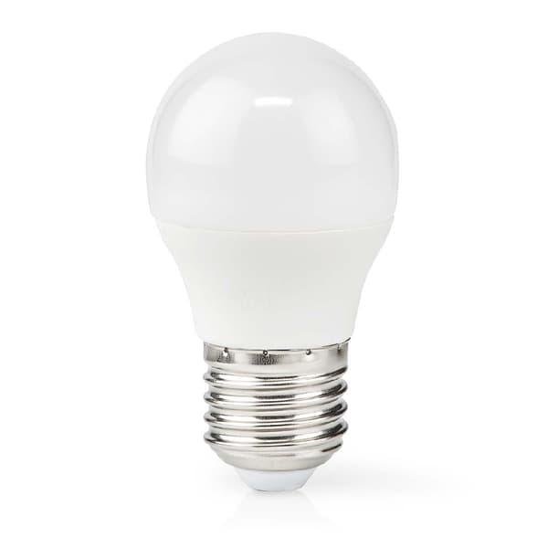 Nedis Frostad LED-lampa Varmvit E27, G45, 4.9W, 470lm, 2700K