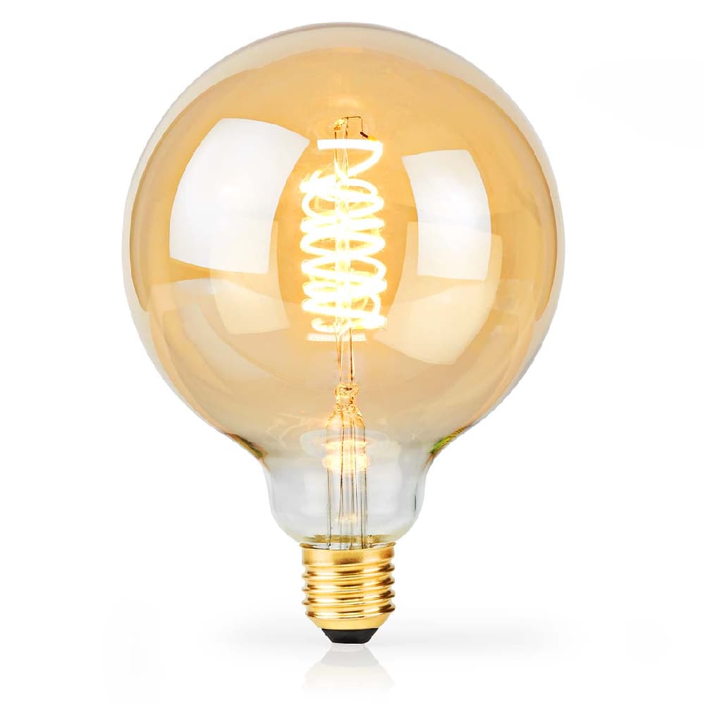 Nedis Dimbar LED-lampa Extra varmvit E27, G125, 3.8W, 250lm, 2100K