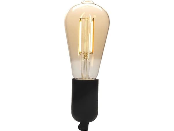 DENVER LBF-403 - LED-filamentlyspære - form: ST64 - E27 - 4.9 W - varmt hvitt lys - 1800-2700 K