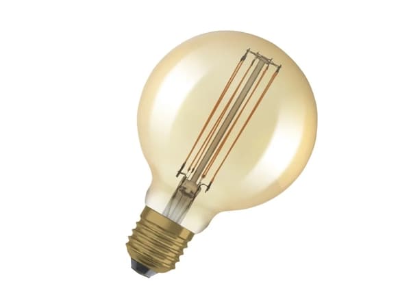 LEDVANCE LED-Leuchtmittel 1906LGL95D 8.8W/822 230VFILGDE27FS1, 8,8 W, 60 W, E27, 806 lm, 15000 h, Miellyttävä lämmin valo