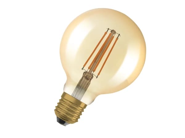 LEDVANCE Vintage 1906, 6,5 W, 55 W, E27, 725 lm, 15000 h, Miellyttävä lämmin valo
