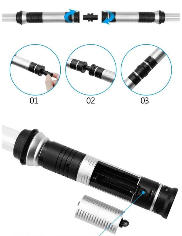 Star wars Light Saber - Lasersvärd, 2-pack