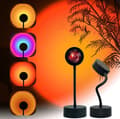 Miniatyrbild 1 av 11: LED Solnedgång / Projektorlampa, bordslampa, bluetooth, fjärrkontroll