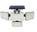 Miniatyrbild 1 av 2: Superstark solcellsstrålkastare med 228 led-lampor, rörelsesensor och solcellsladdning