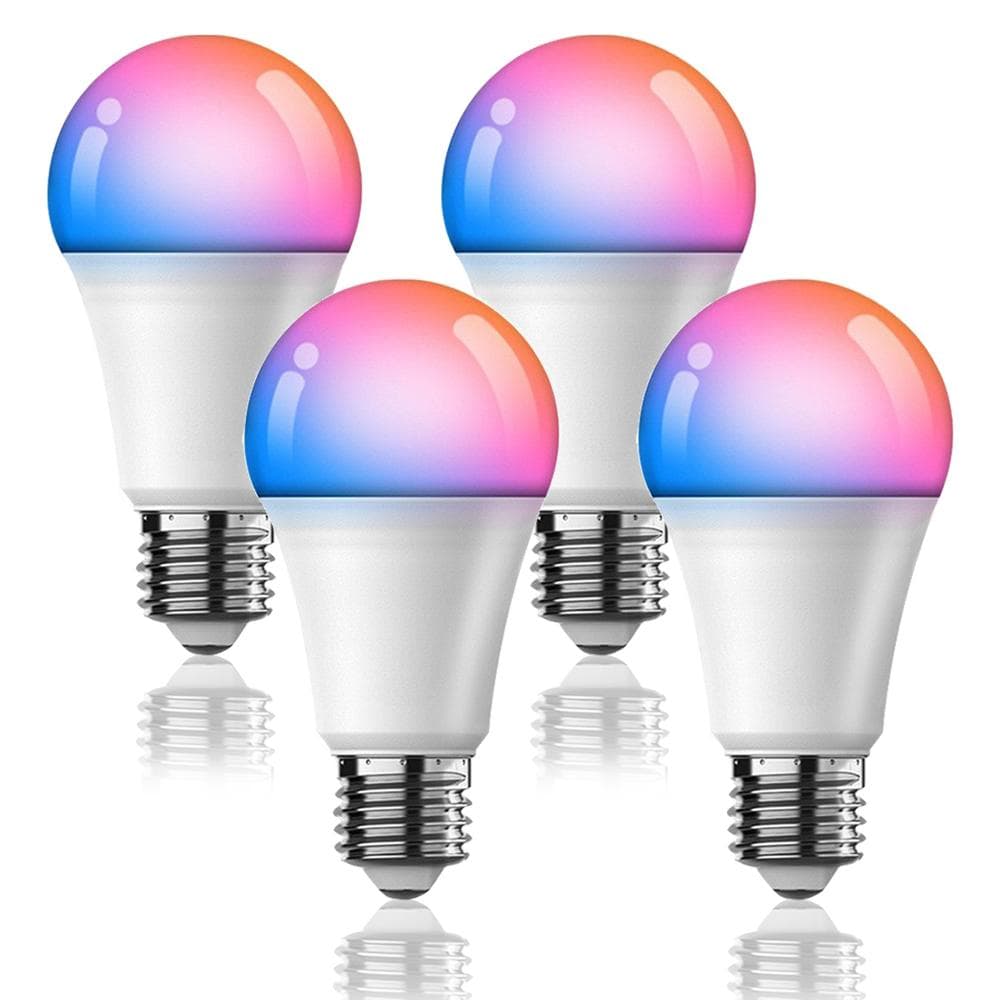 Smart app-styrd LED lampa E27 4-Pack