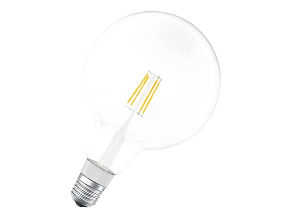 LEDVANCE SMART+ - LED-glödlampa med filament - form: A60 - klar finish - E27 - 5.5 W (motsvarande 50 W) - klass E - varmt vitt ljus - 2700 K