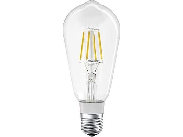 LEDVANCE SMART+ Edison - LED-filamentlyspære - form: ST64 - klar finish - E27 - 5.5 W (ekvivalent 50 W) - klasse E - varmt hvitt lys - 2700 K - blank