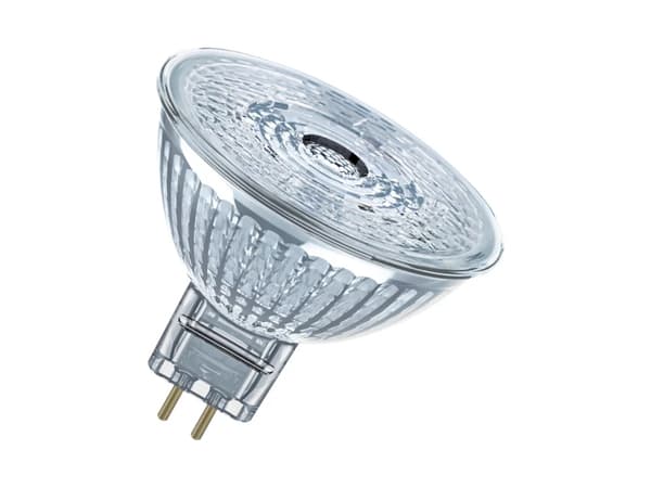 OSRAM LED SUPERSTAR - LED-spotlight - form: MR16 - GU5.3 - 3.4 W (motsvarande 20 W) - klass G - varmt vitt ljus - 2700 K