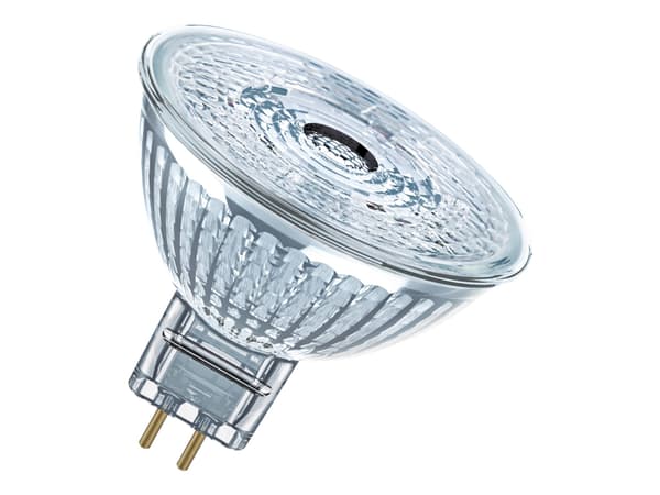 OSRAM LED STAR - LED-spotlight - form: MR16 - GU5.3 - 3.8 W (motsvarande 35 W) - klass F - varmt vitt ljus - 2700 K