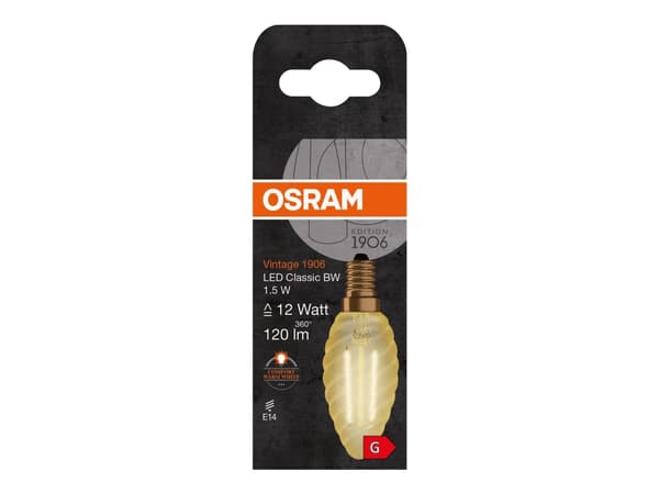 HEHKULANKA LED-LAMPPU VINTAGE 1906 15W E14 230 V