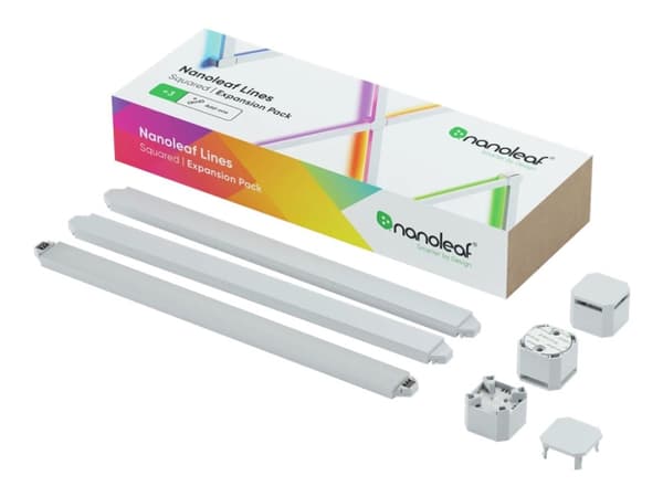 Nanoleaf Lines Squared Expansion Pack, Muu, Valkoinen, IP20, RGB, 6500 K, 1200 K