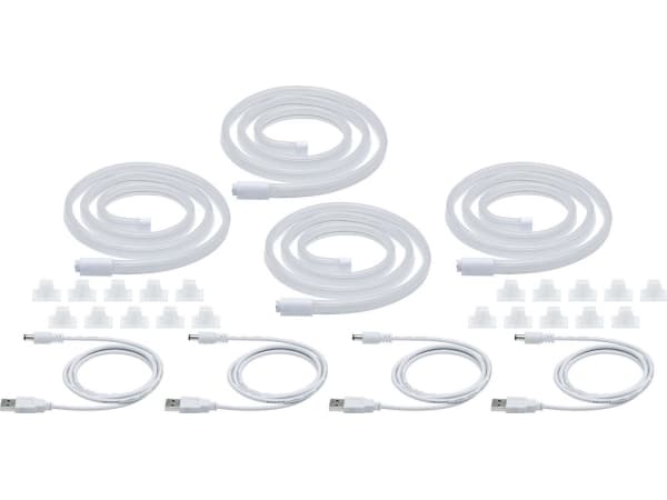 Paulmann Neon Colorflex, Universale lysstriper, Ambience, Innendørs, Hvit, Plast, III