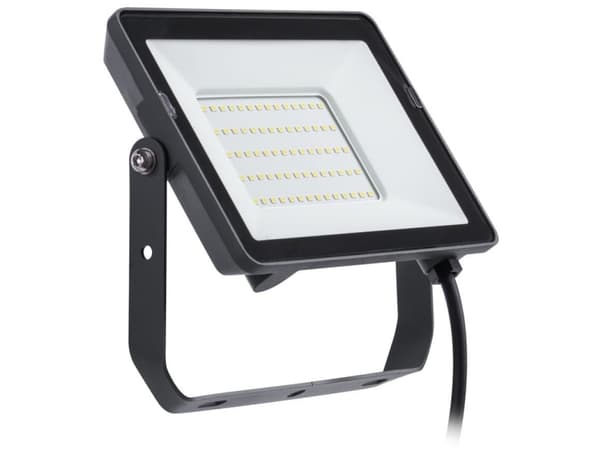 Philips Strålkastare, Svart, IP65, 50 W, LED, Varmvitt, 3000 K