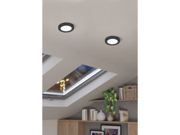 EGLO FUEVA FLEX INFÄLLD Ø117 3000K SVART