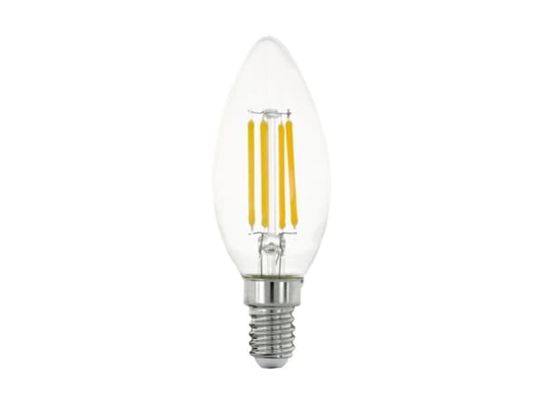 Eglo - LED-filamentlyspære - form: C35 - E14 - 2.2 W (ekvivalent 40 W) - klasse A - varmt hvitt lys - 3000 K