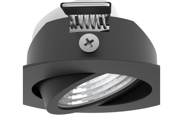 EGLO SALICETO INFÄLLD SET TILT Ø88 3X6W 1350LM 2700K DIM SVART