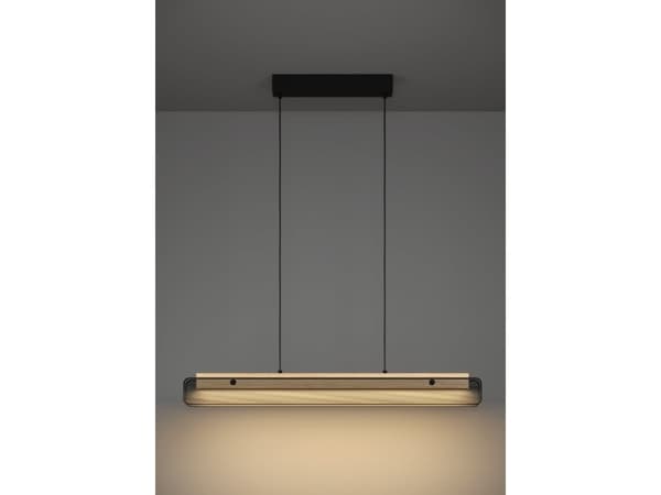 EGLO KOKOMO-Z LANGBORD RGBTW SORT/NATUR FSC