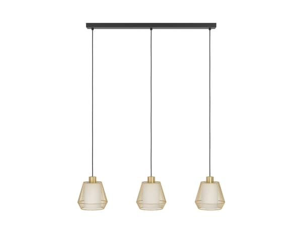EGLO CITADEL LANGBORD 3L E27 SORT/BM