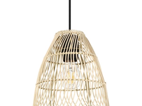 EGLO 43867, 3 ampuller, E27, IP20, Naturlig, Stål