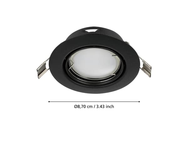 EGLO PENETO INFÄLLD SET TILT Ø78 3X4,6W 3000K SVART